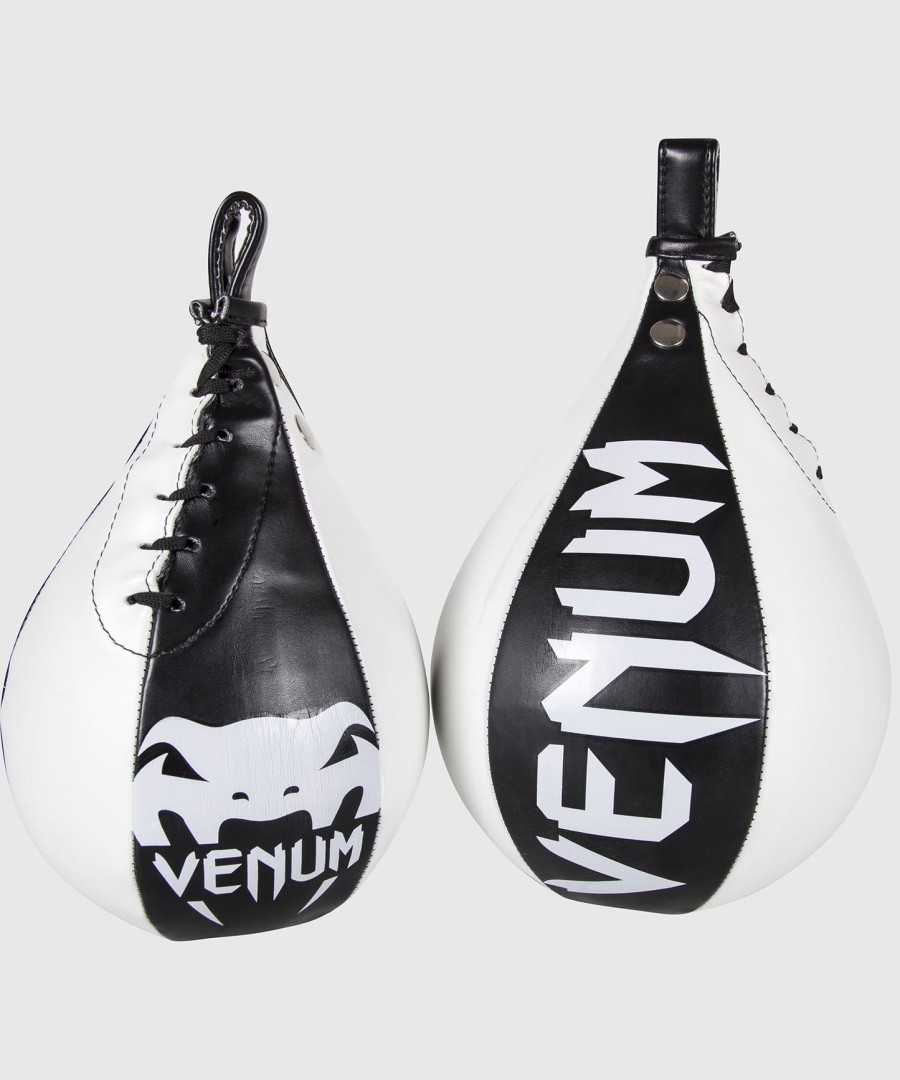 saco de pancada venum speed bag - couro skintex - pretogelo