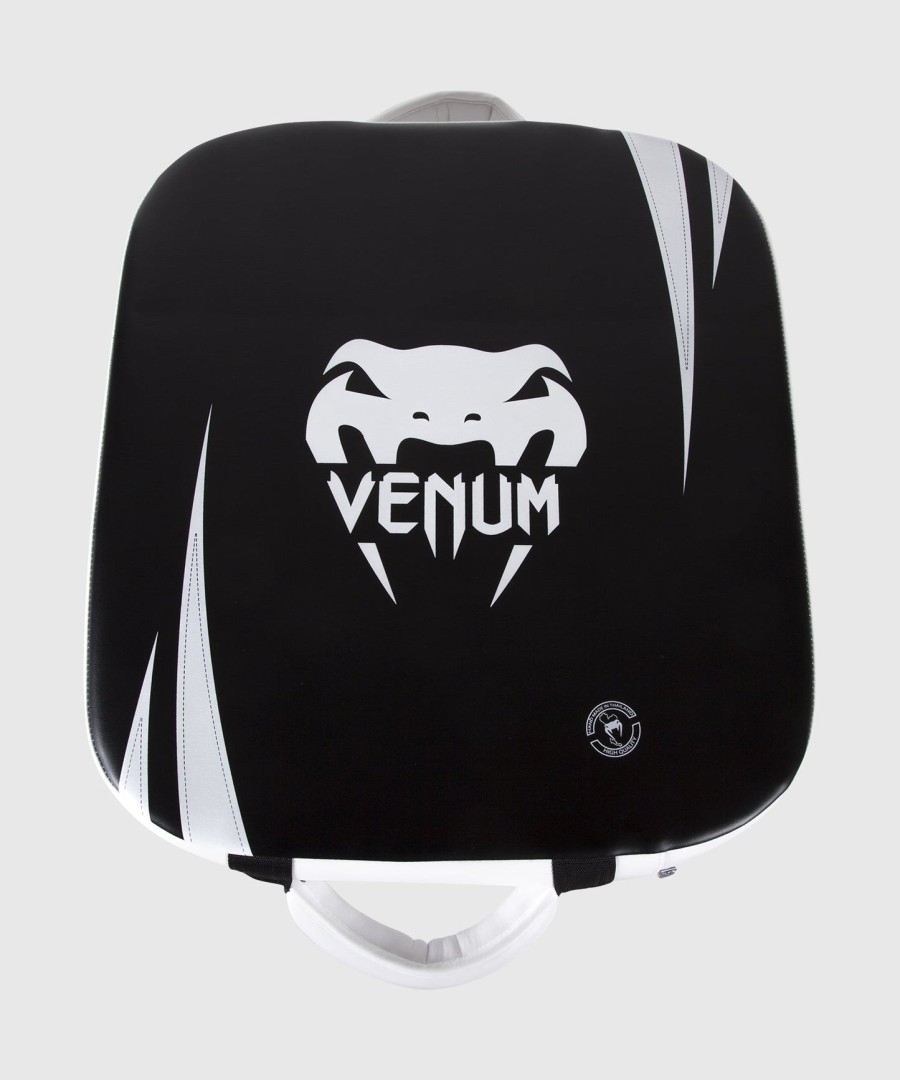protetor de chute quadrado venum absolute - couro skintex - pretogelo