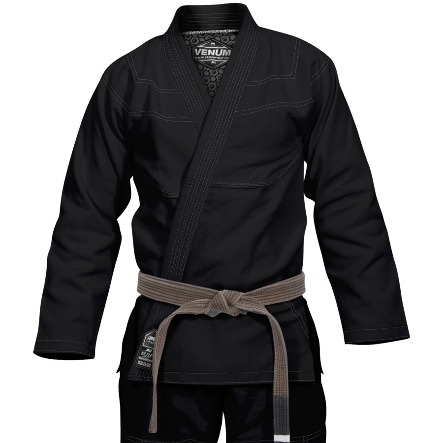 kimono venum elite classic jiu-jitsu - preto