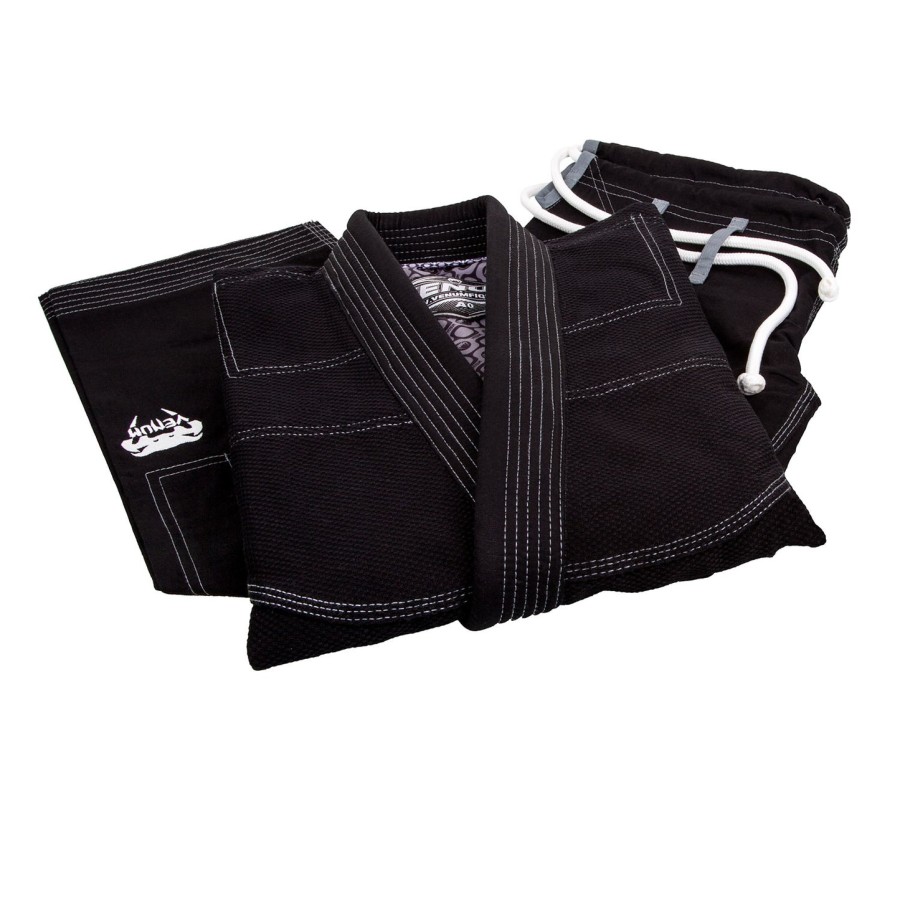kimono venum elite classic jiu-jitsu - preto