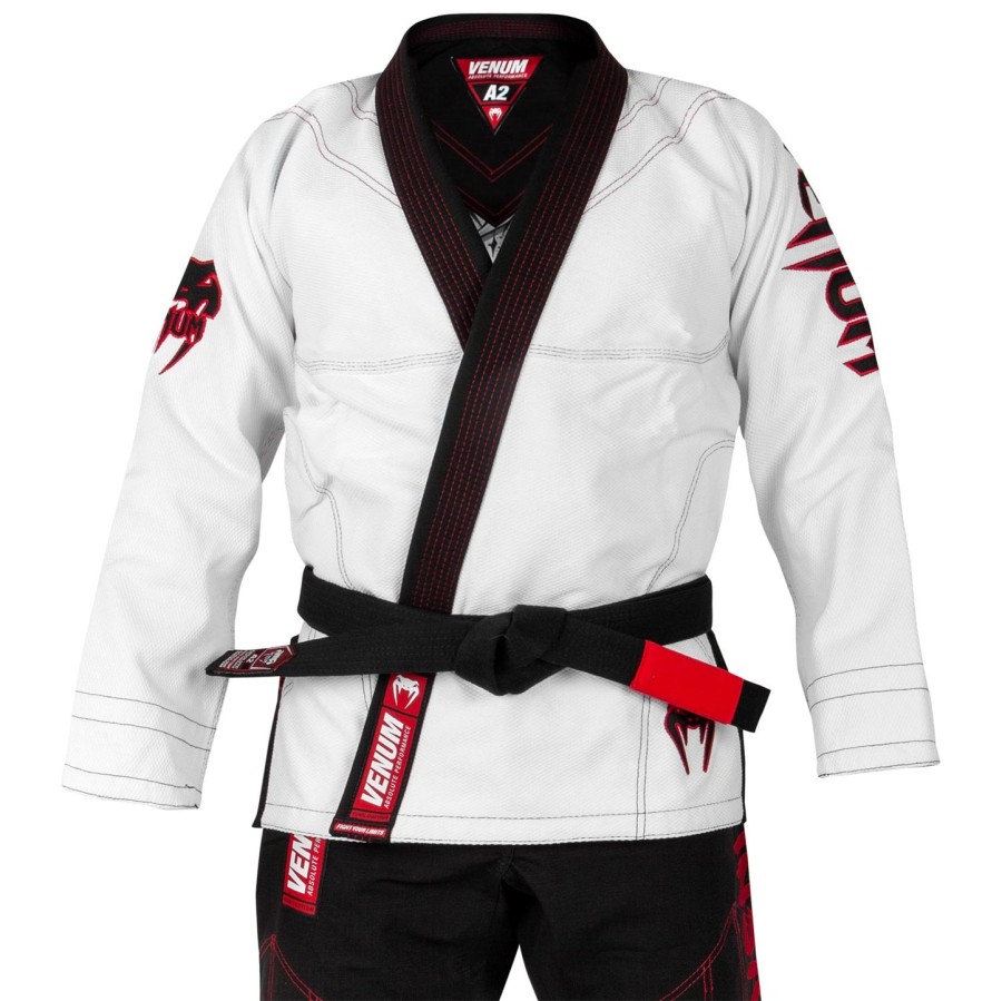 kimono venum devil jiu-jitsu - brancopreto - exclusivo