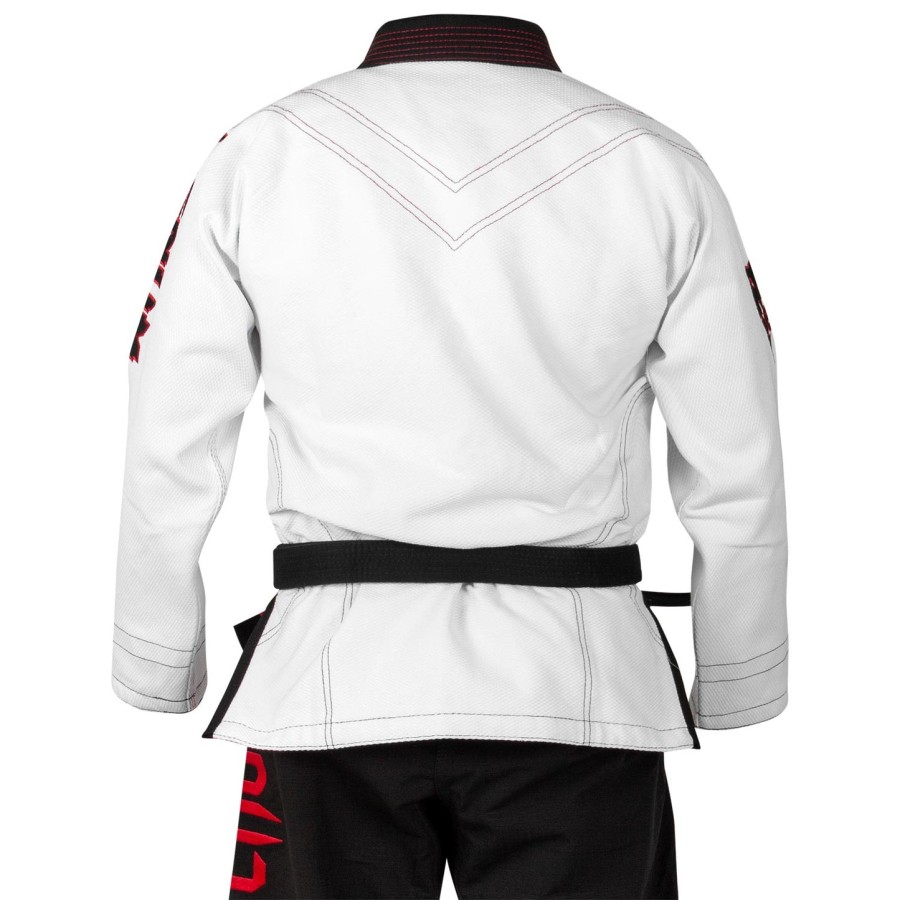 kimono venum devil jiu-jitsu - brancopreto - exclusivo