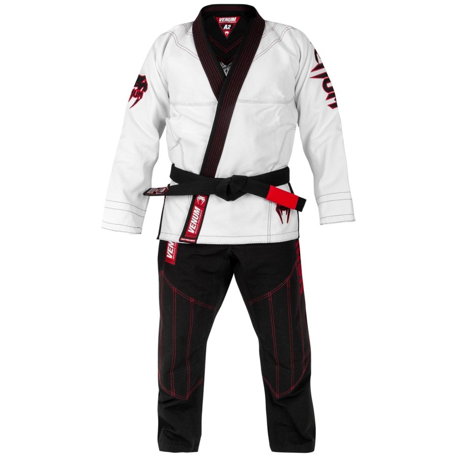 kimono venum devil jiu-jitsu - brancopreto - exclusivo