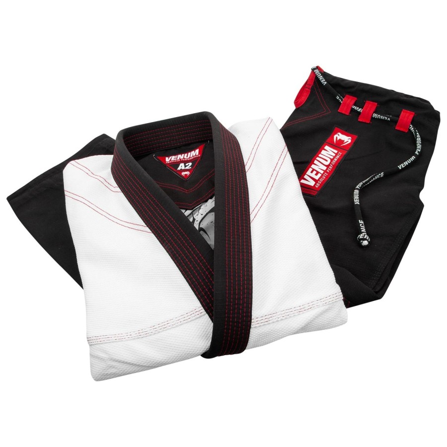 kimono venum devil jiu-jitsu - brancopreto - exclusivo