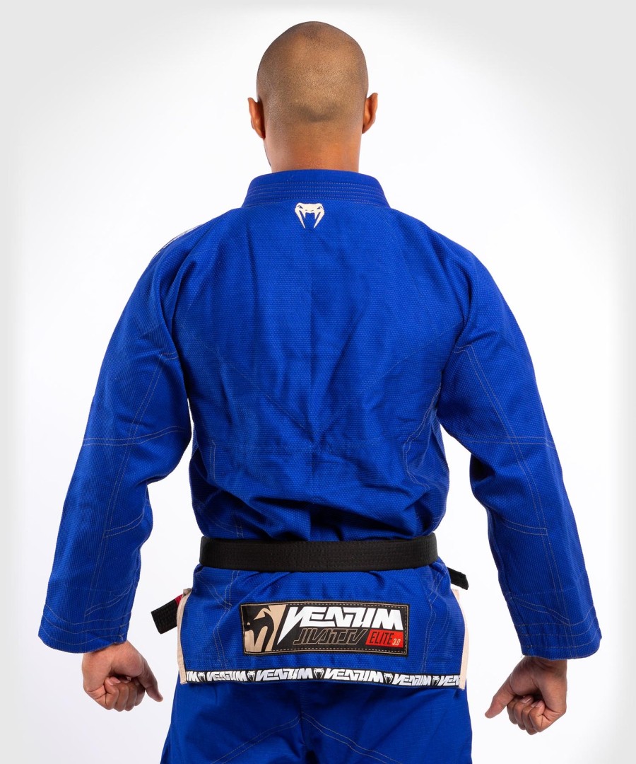 kimono venum elite 3.0 para jiu-jitsu - azul
