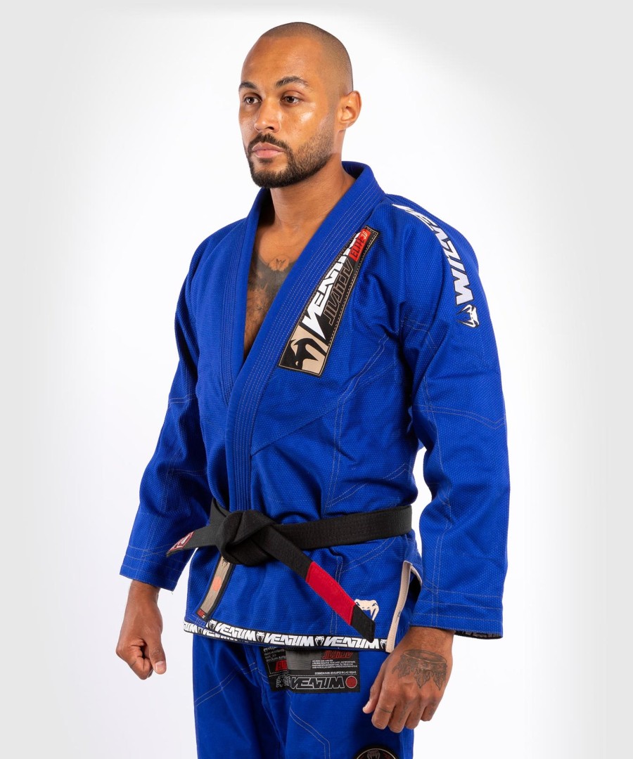kimono venum elite 3.0 para jiu-jitsu - azul