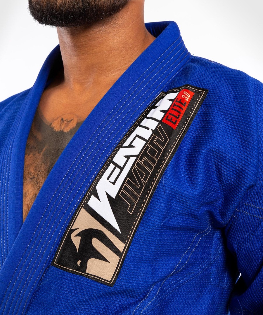 kimono venum elite 3.0 para jiu-jitsu - azul
