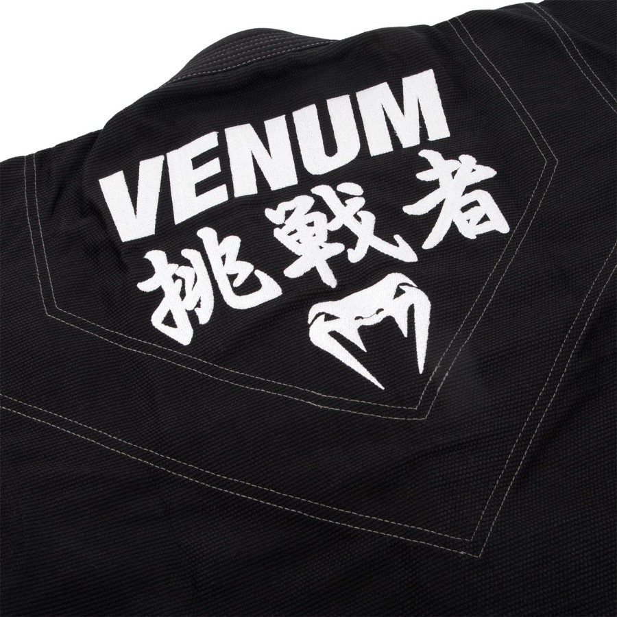kimono venum challenger 4.0 para jiu-jitsu - bolsa inclusa - preto