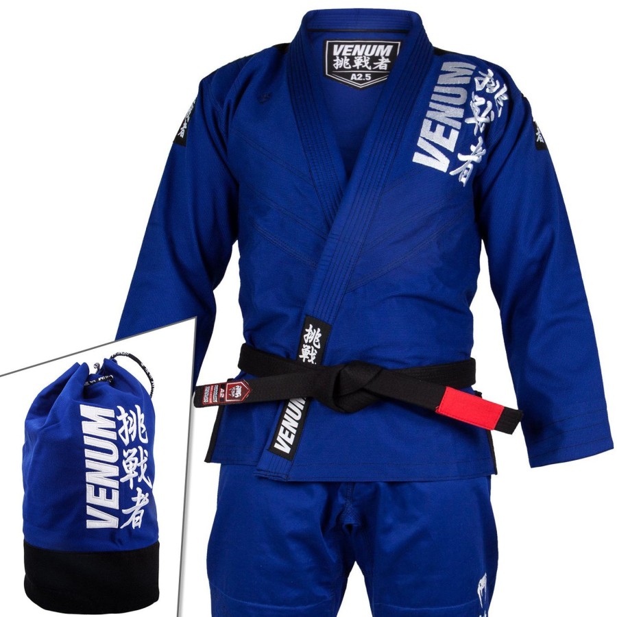 kimono venum challenger 4.0 para jiu-jitsu - bolsa inclusa - azul