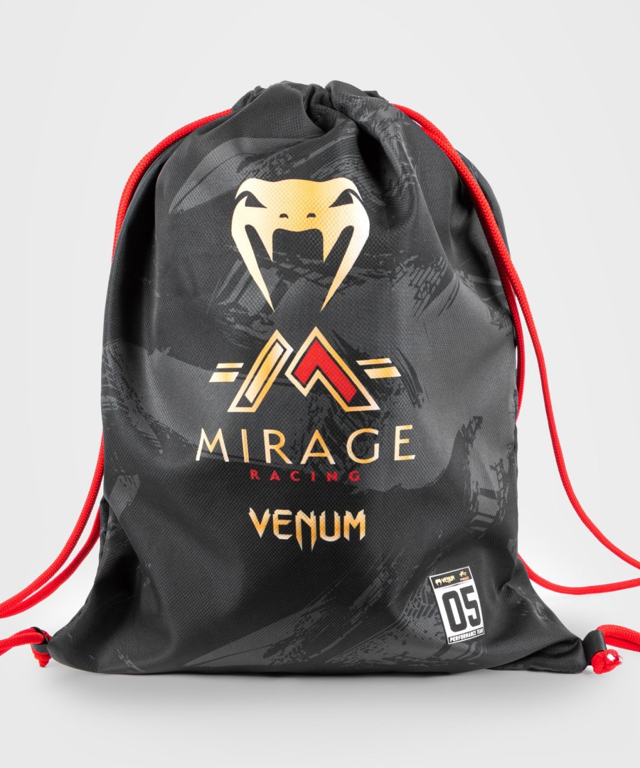 mochila com cordão venum x mirage - pretodourado