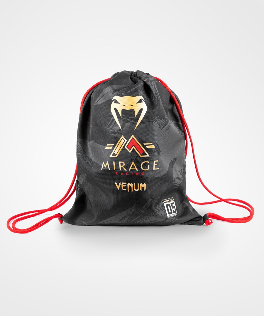 mochila com cordão venum x mirage - pretodourado