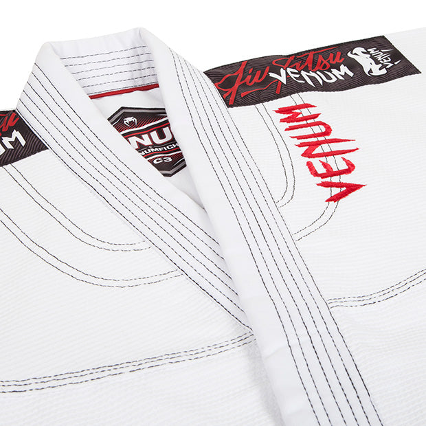 venum challenger 2.0 crianças jiu-jitsu gi - branco