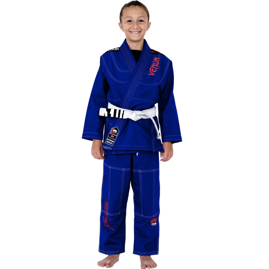 venum challenger 2.0 kids bjj gi - azul royal