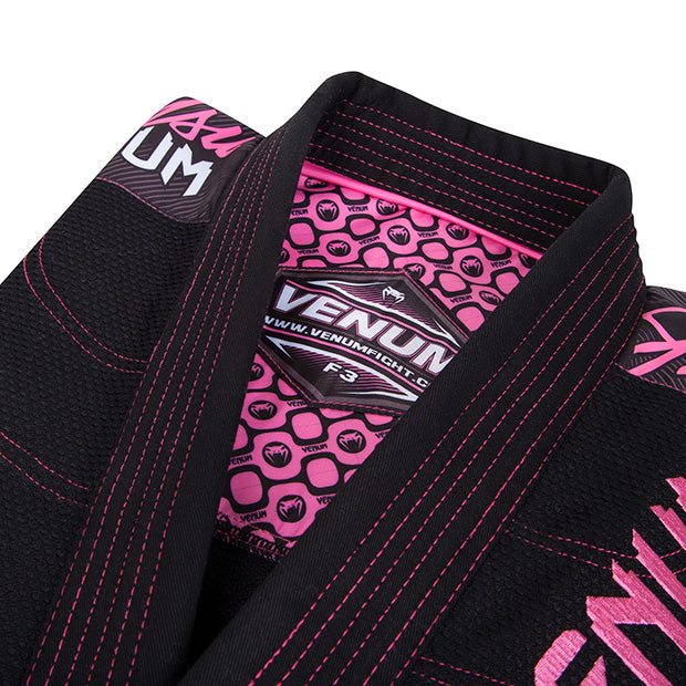 venum challenger 2.0 gi de jiu-jitsu feminino - preto