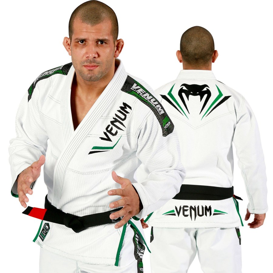 venum elite bjj gi - brancoverde