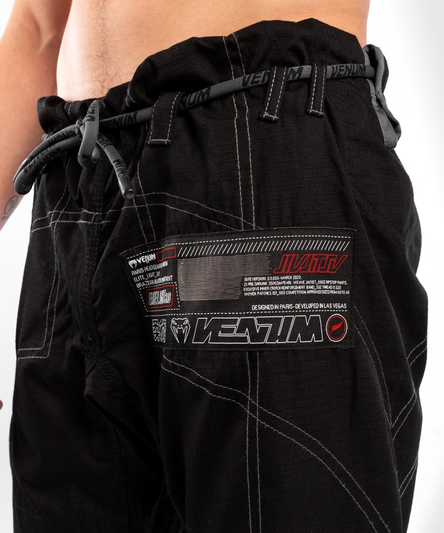 venum elite light 3.0 gi jiu-jitsu - preto