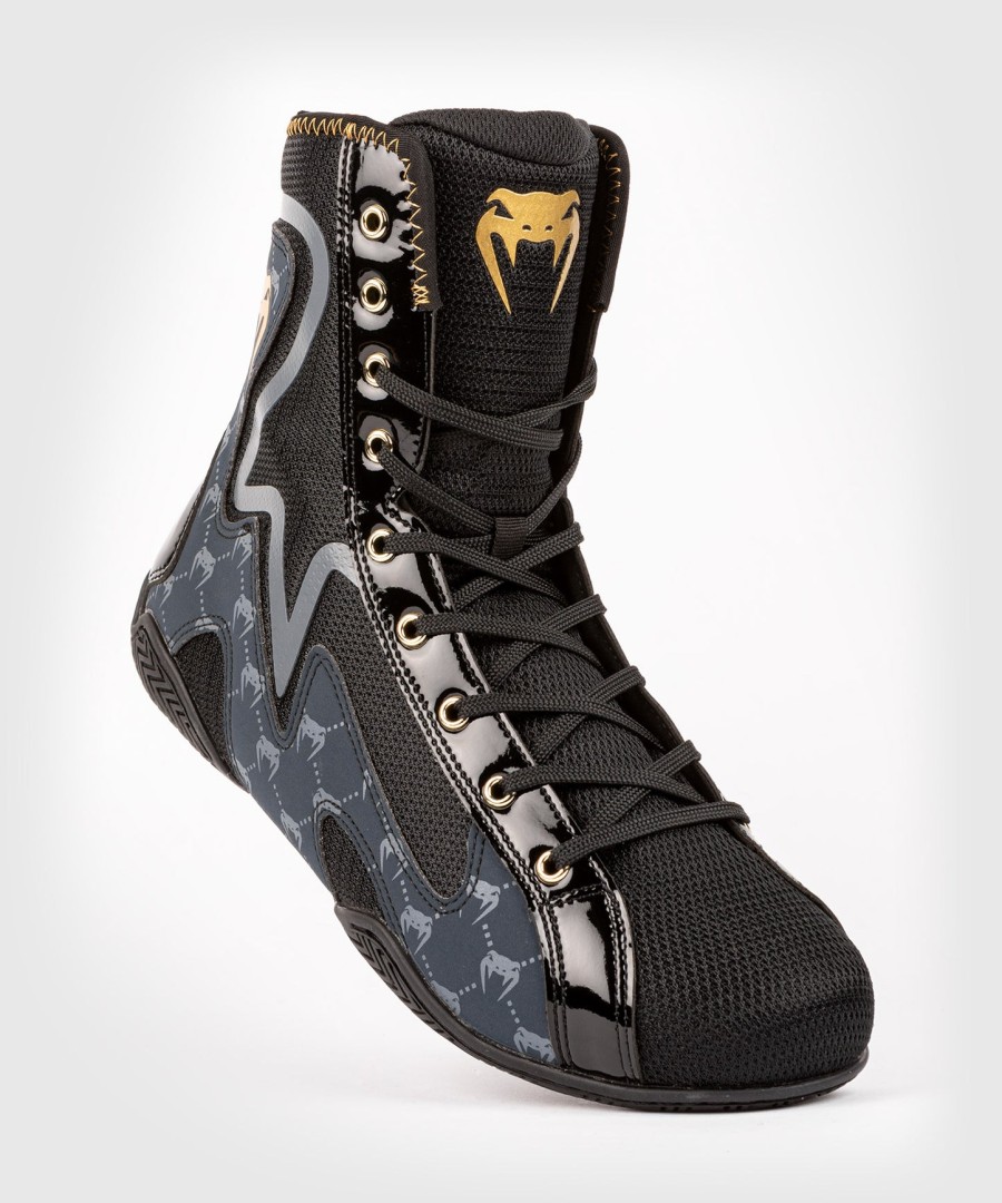 sapatos de boxe venum elite evo monogram – pretoazul marinho
