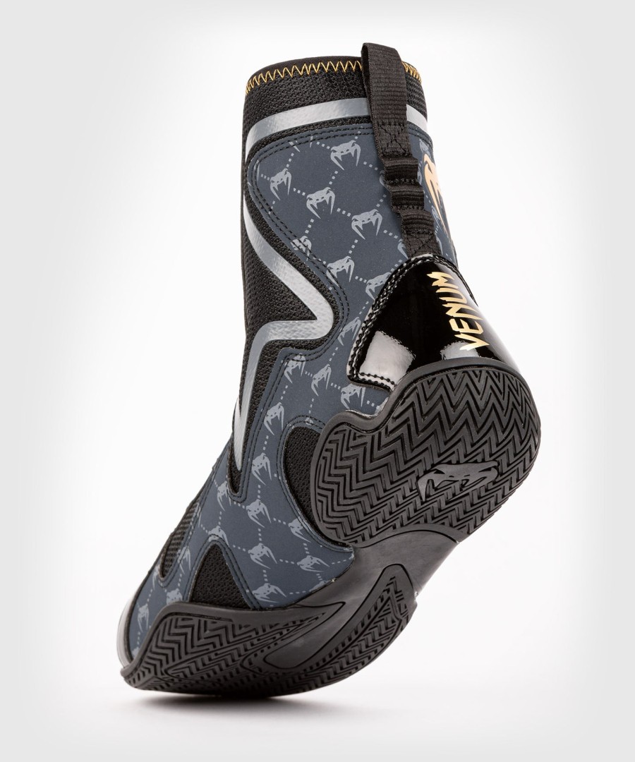 sapatos de boxe venum elite evo monogram – pretoazul marinho