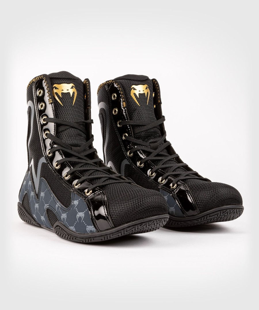 sapatos de boxe venum elite evo monogram – pretoazul marinho