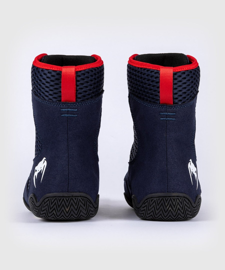 sapatos de boxe venum contender - azul marinhovermelho