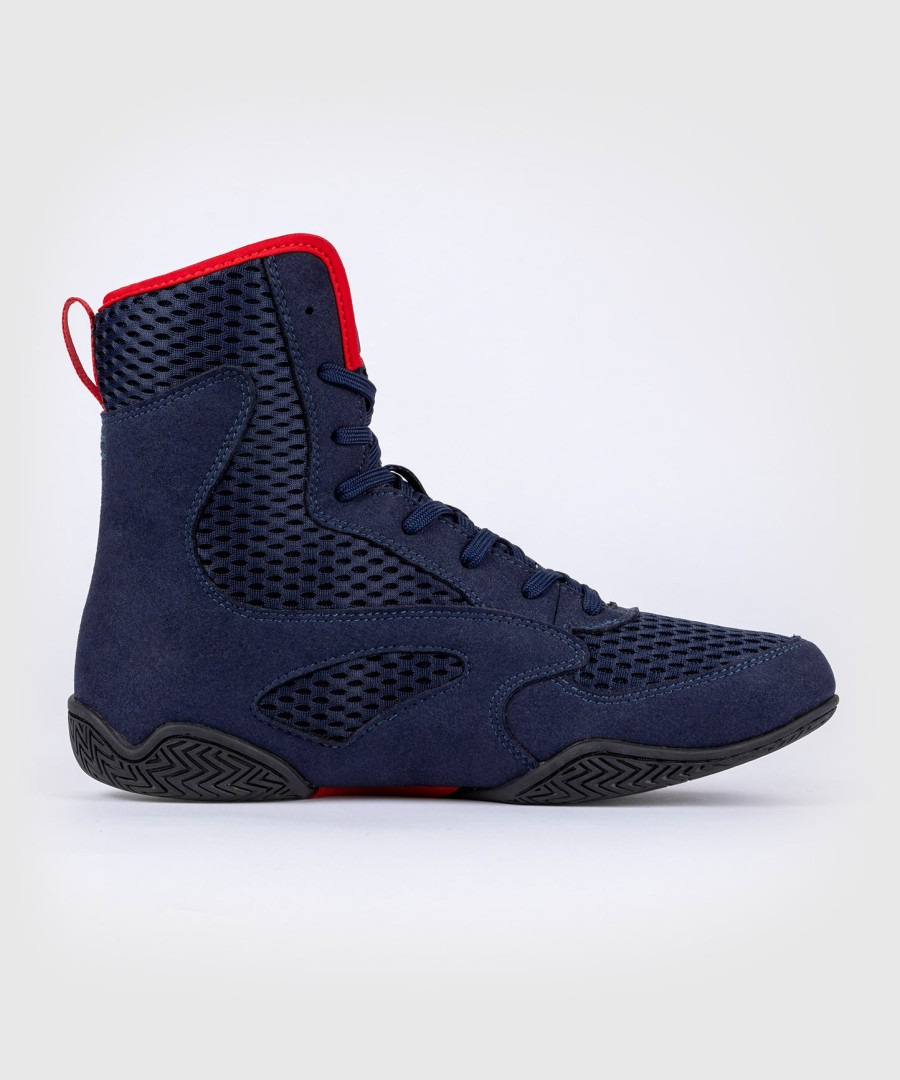 sapatos de boxe venum contender - azul marinhovermelho