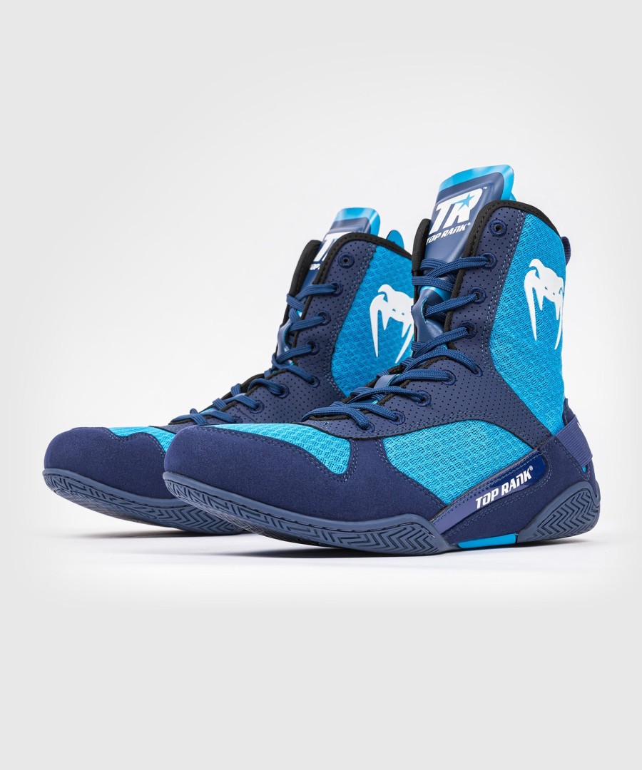 sapatos de boxe venum x top rank original - azul royal