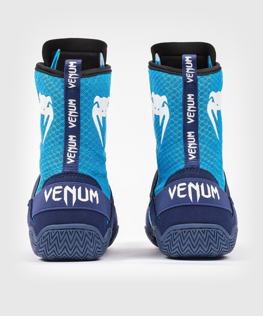 sapatos de boxe venum x top rank original - azul royal