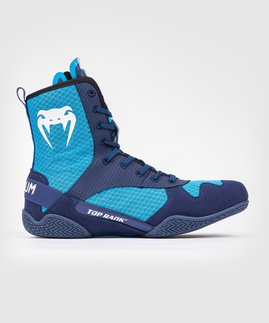 sapatos de boxe venum x top rank original - azul royal