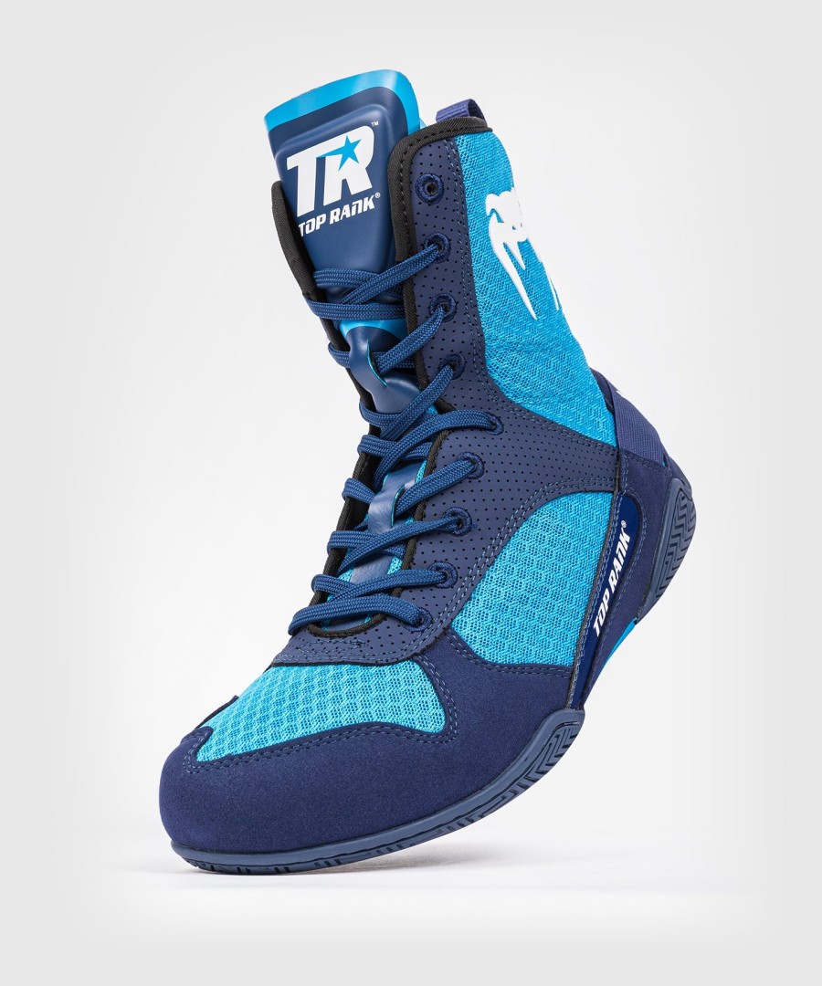 sapatos de boxe venum x top rank original - azul royal