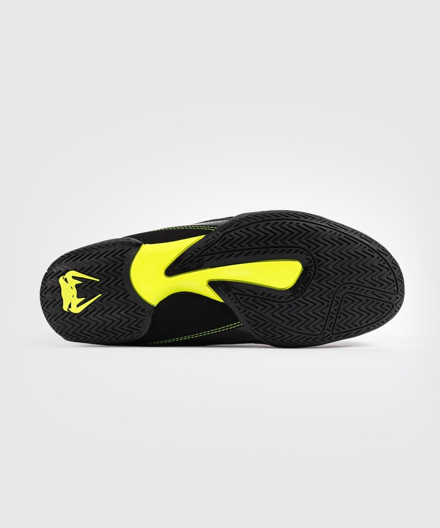 sapatos de boxe venum training camp 4.0 - pretoverde neon