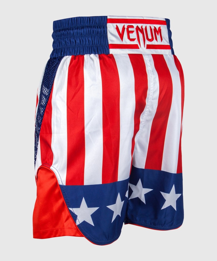 calções de boxe venum elite - eua - vermelhobranco-azul - exclusivo