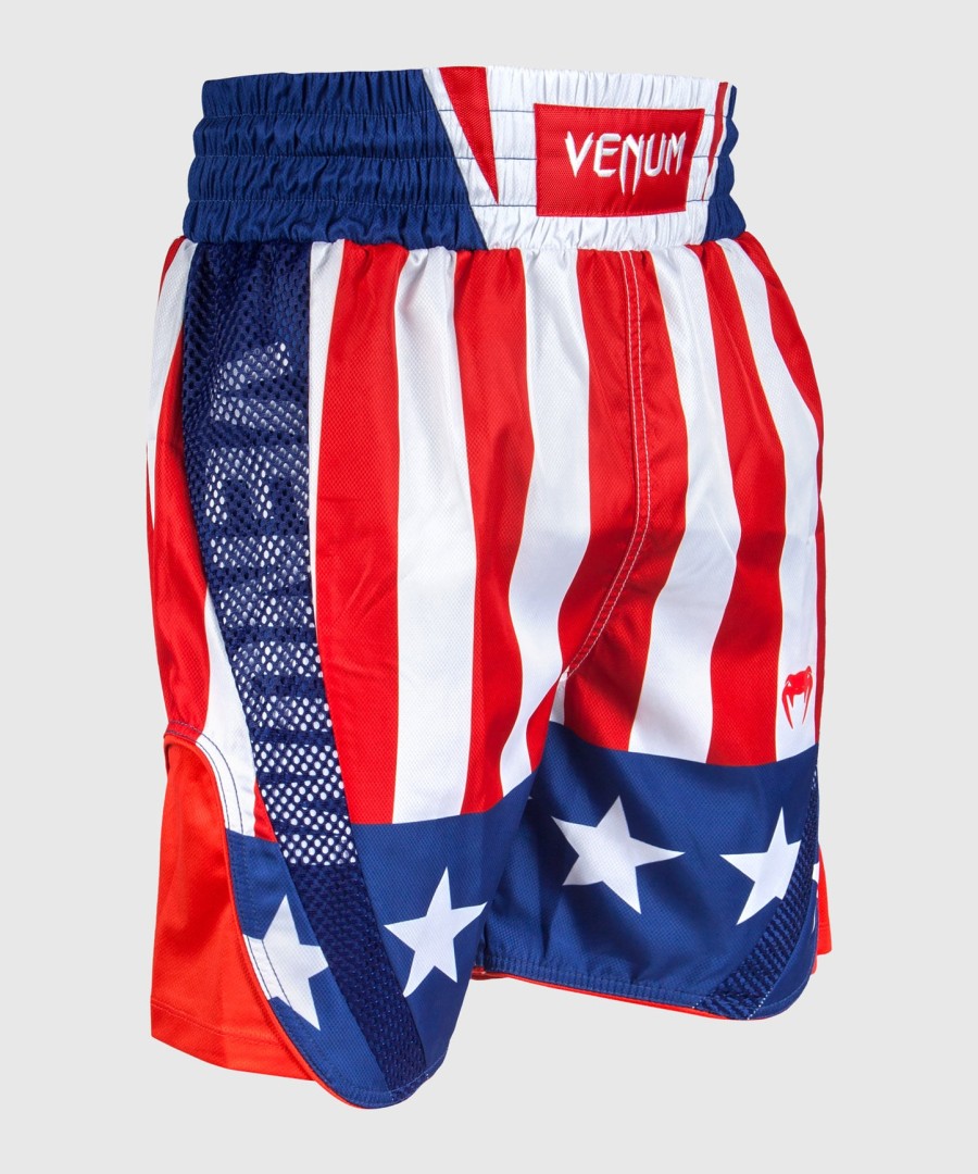calções de boxe venum elite - eua - vermelhobranco-azul - exclusivo