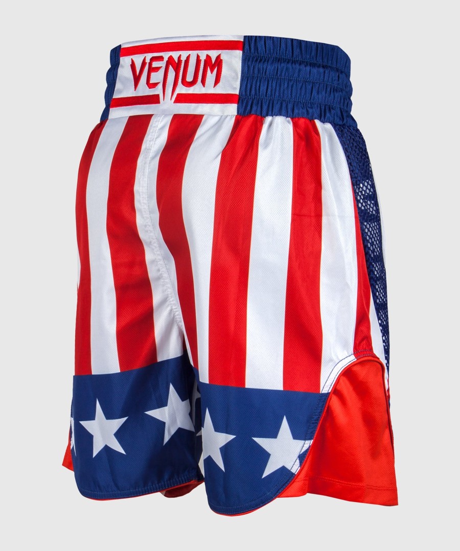 calções de boxe venum elite - eua - vermelhobranco-azul - exclusivo