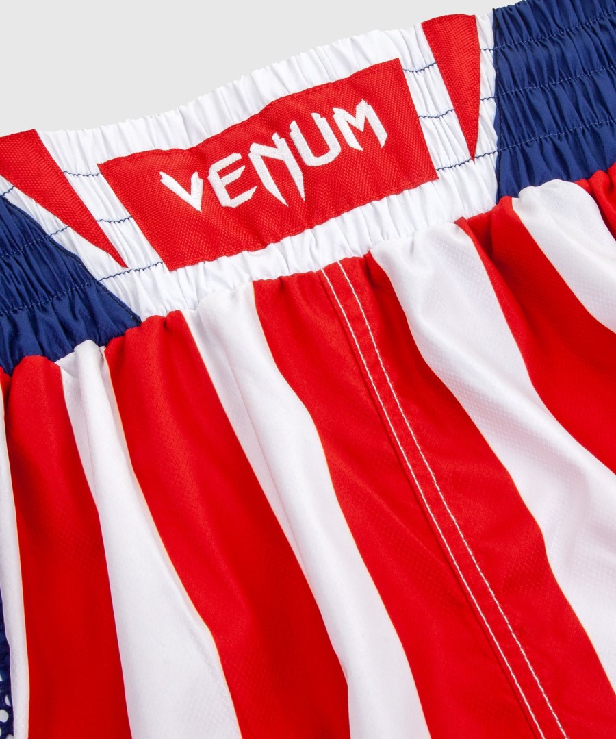 calções de boxe venum elite - eua - vermelhobranco-azul - exclusivo