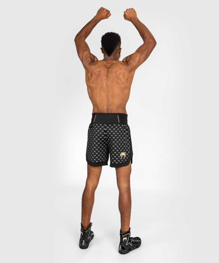 calção de boxe venum monogram - preto