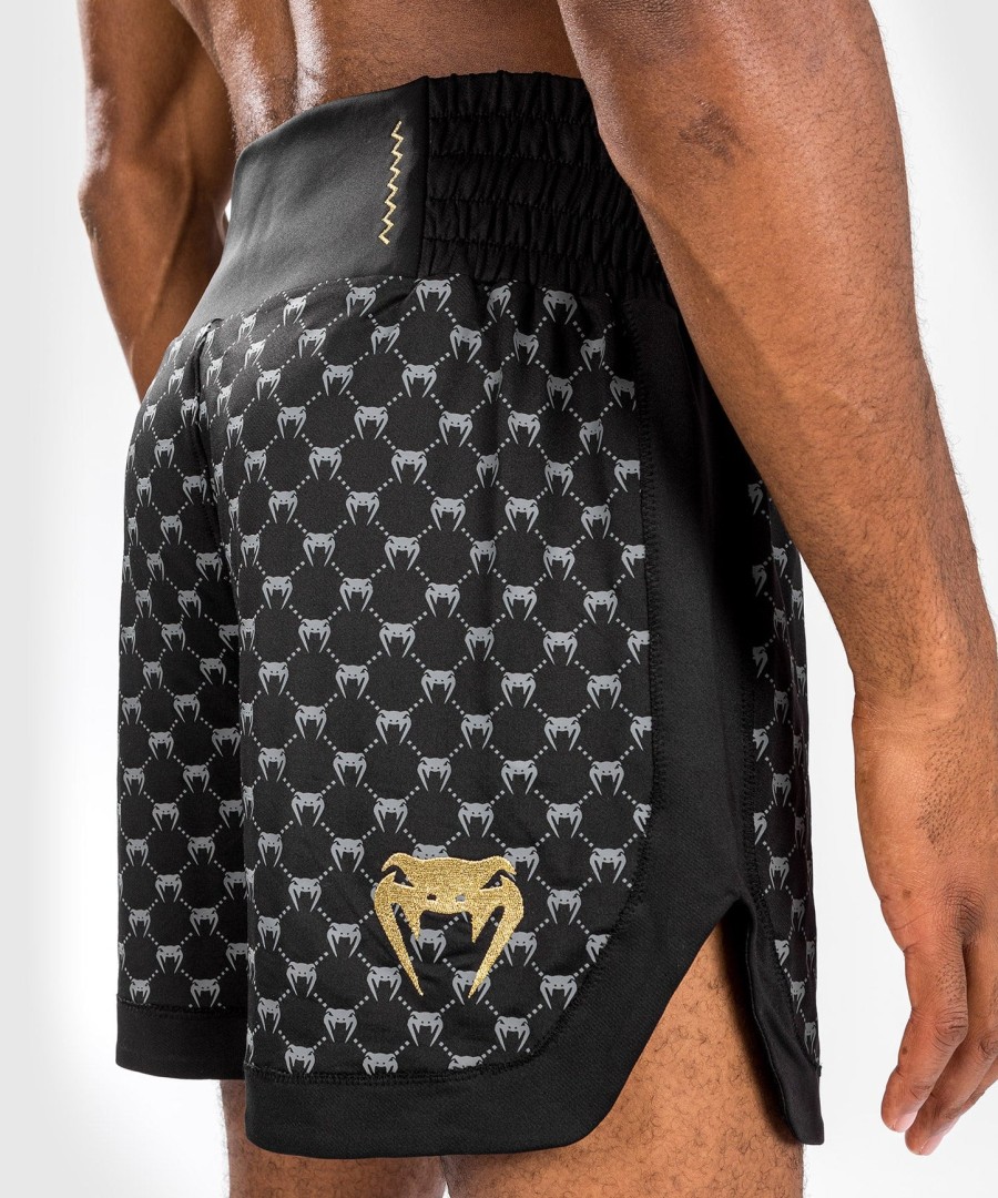 calção de boxe venum monogram - preto