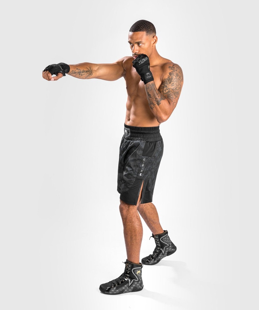 calção de boxe venum electron 3.0 - preto