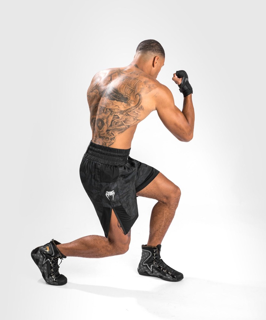 calção de boxe venum electron 3.0 - preto