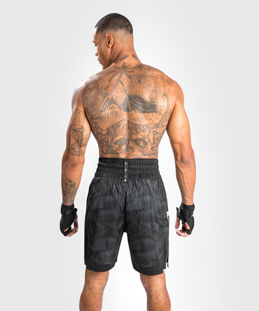 calção de boxe venum electron 3.0 - preto