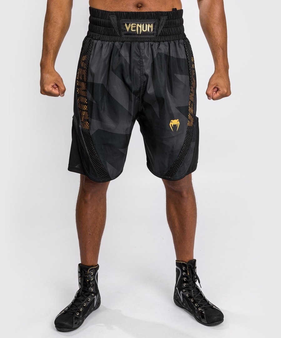 calção de boxe venum razor - pretodourado