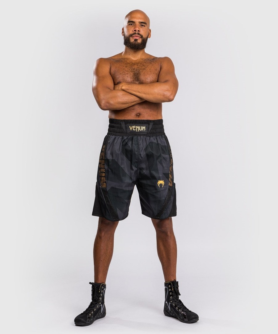 calção de boxe venum razor - pretodourado