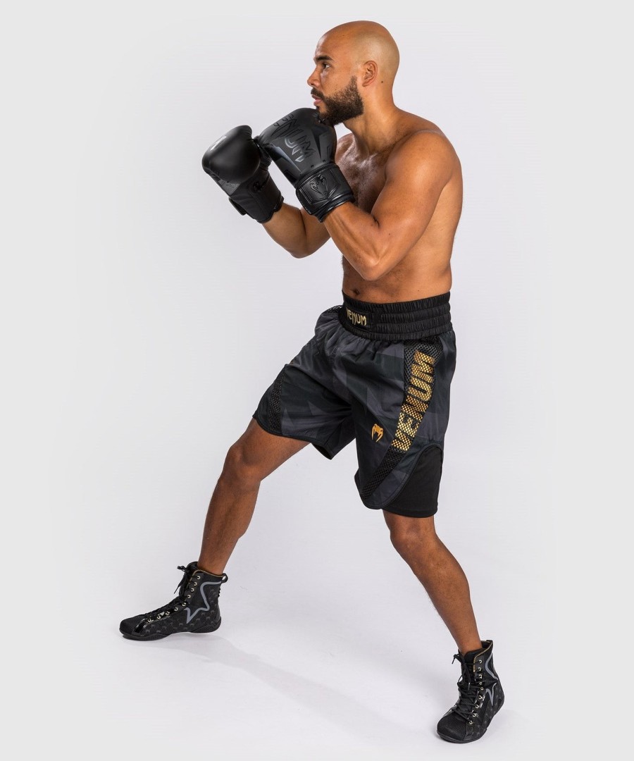 calção de boxe venum razor - pretodourado