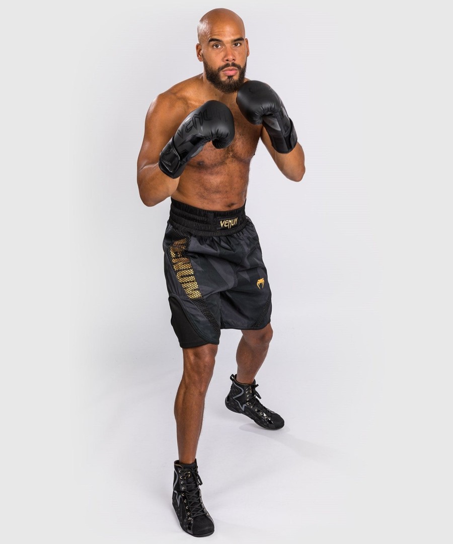 calção de boxe venum razor - pretodourado