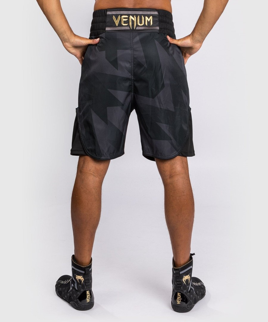 calção de boxe venum razor - pretodourado