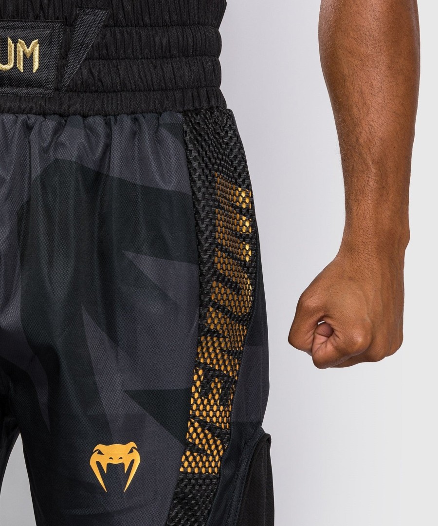 calção de boxe venum razor - pretodourado