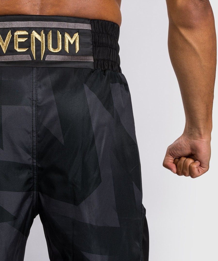 calção de boxe venum razor - pretodourado