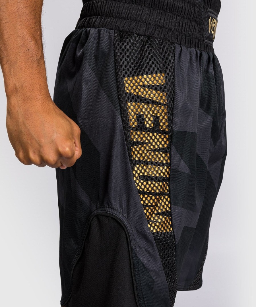 calção de boxe venum razor - pretodourado