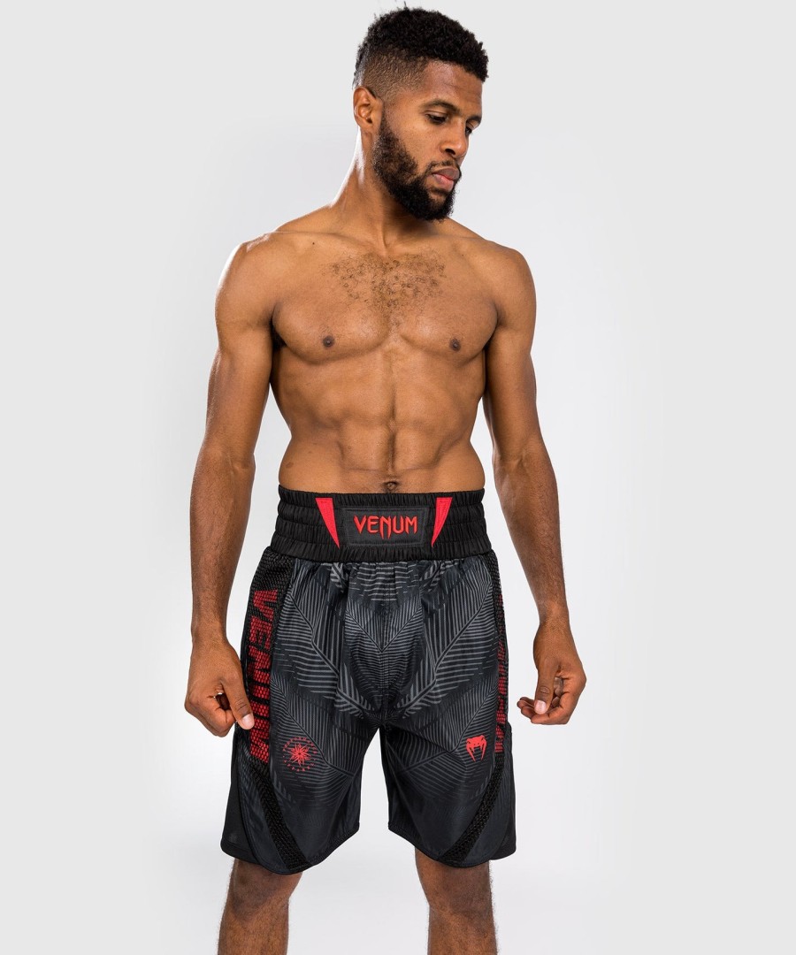 calções de boxe venum phantom - pretovermelho