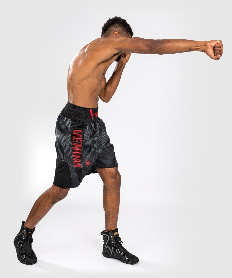 calções de boxe venum phantom - pretovermelho
