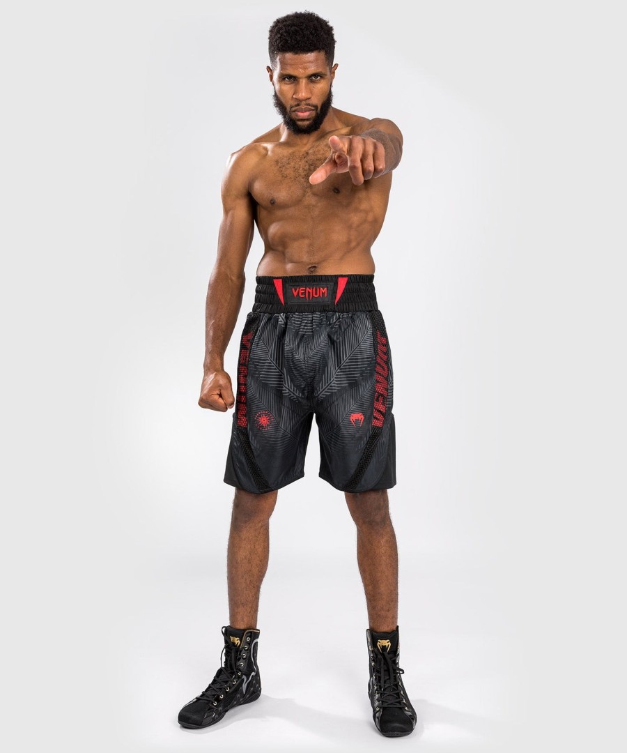 calções de boxe venum phantom - pretovermelho